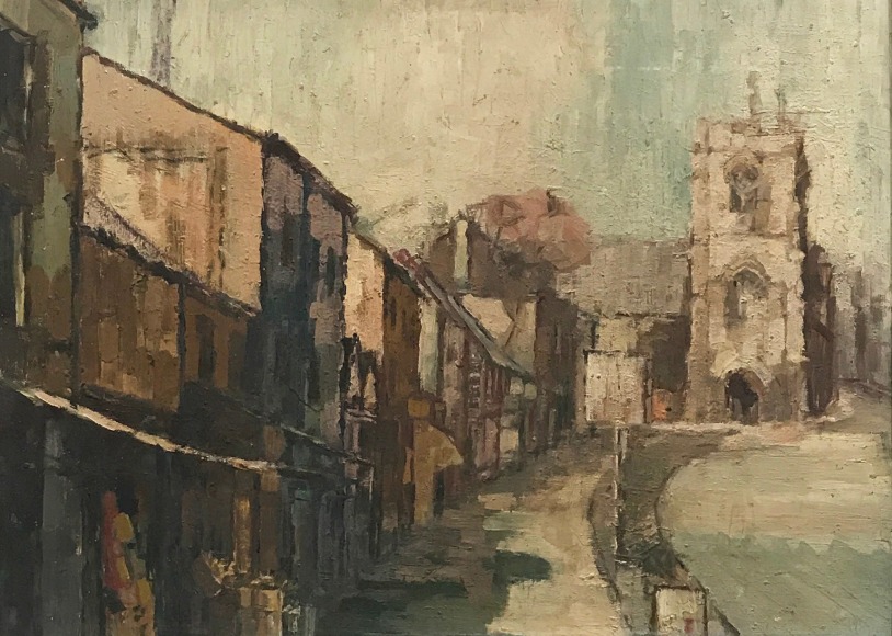 Jack Martin Rogers, Warwick, 1965, Oil on canvas, 21 3/4" x 29 1/2" at Anita Rogers Gallery
