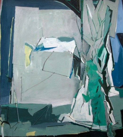 Tristan Barlow, Tree, 2016, Oil on linen, 74 3/4" x 67"