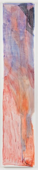 Varda Caivano. Untitled. 2014. Acrylic on canvas. 79 1/2&quot; x 15 3/4&quot;