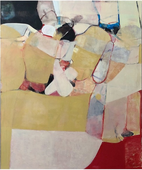 Robert Szot, Young Life, 2018, Oil on linen, 72&quot; x 60&quot;, at Anita Rogers Gallery