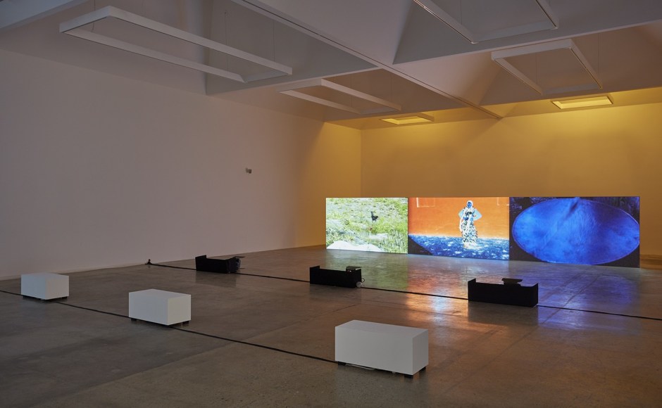 Installation view of &quot;Dara Friedman: Mother Drum&quot; at Kayne Griffin Corcoran, Los Angeles