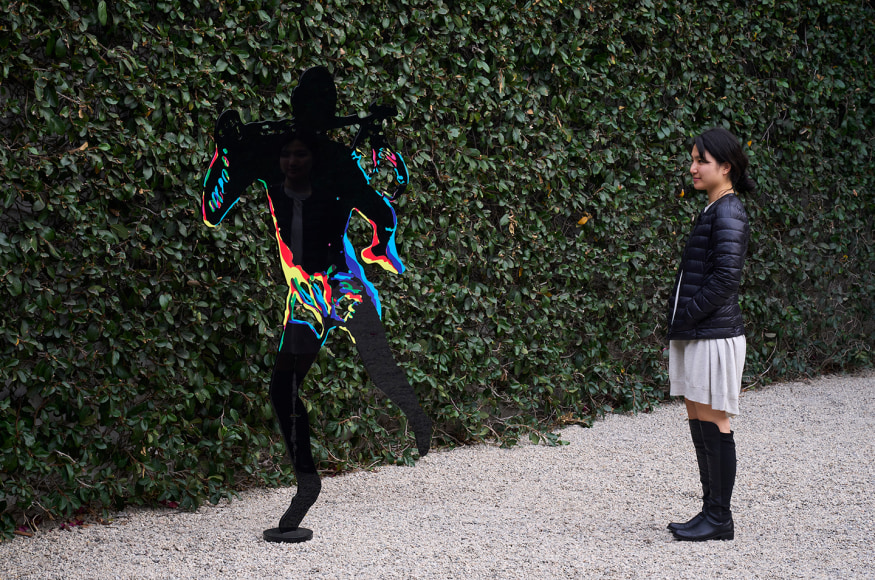 Installation view of Hank Willis Thomas at Kayne Griffin 2021