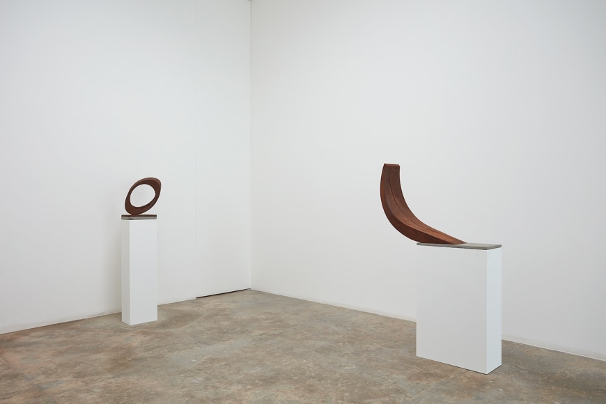 Installation view of &quot;Beverly Pepper: Selected Works 1968 - 2015&quot; at Kayne Griffin Corcoran, Los Angeles.