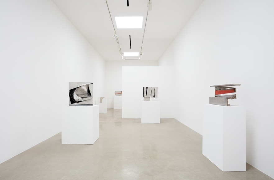 Installation view of &quot;Beverly Pepper: New Particles From The Sun&quot; at Kayne Griffin Corcoran, Los Angeles