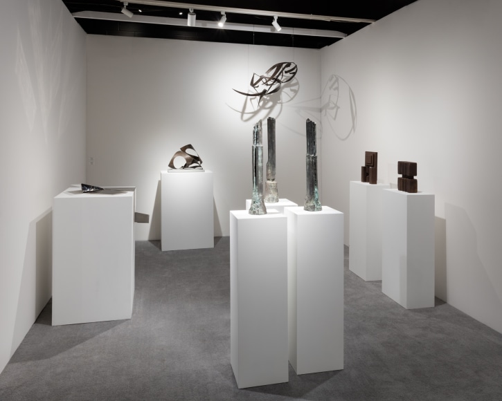 Installation view of Kayne Griffin Corcoran at ADAA: The Art Show, 2019