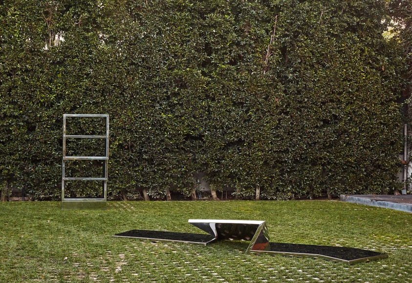 Installation view of &quot;Beverly Pepper: Selected Works 1968 - 2015&quot; at Kayne Griffin Corcoran, Los Angeles.