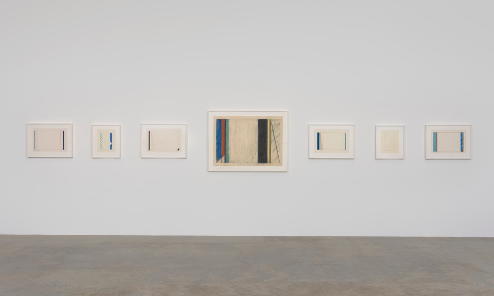 Installation view of Jiro Takamatsu at Kayne Griffin Corcoran, Los Angeles