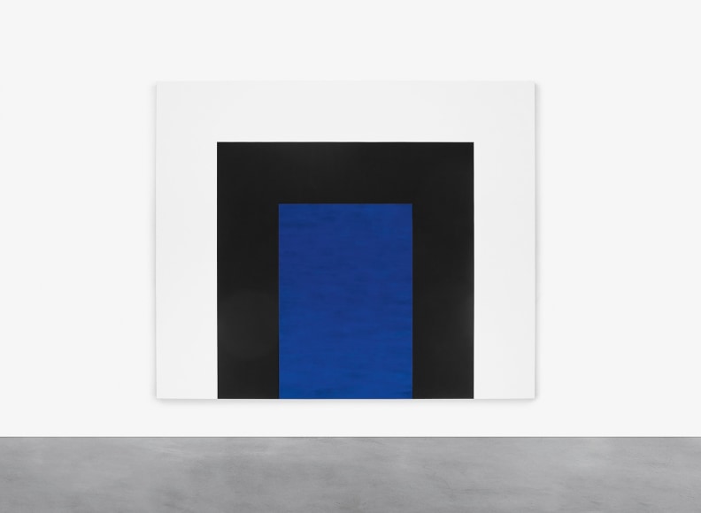 Mary Corse, Untitled (Blue Double Arch), 1998
