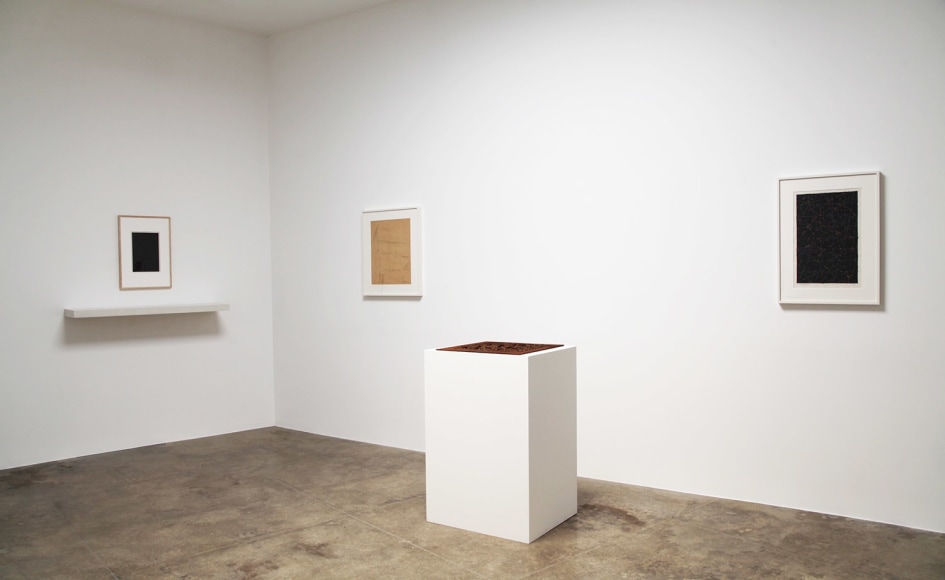 Installation view of Jiro Takamatsu at Kayne Griffin Corcoran, Los Angeles
