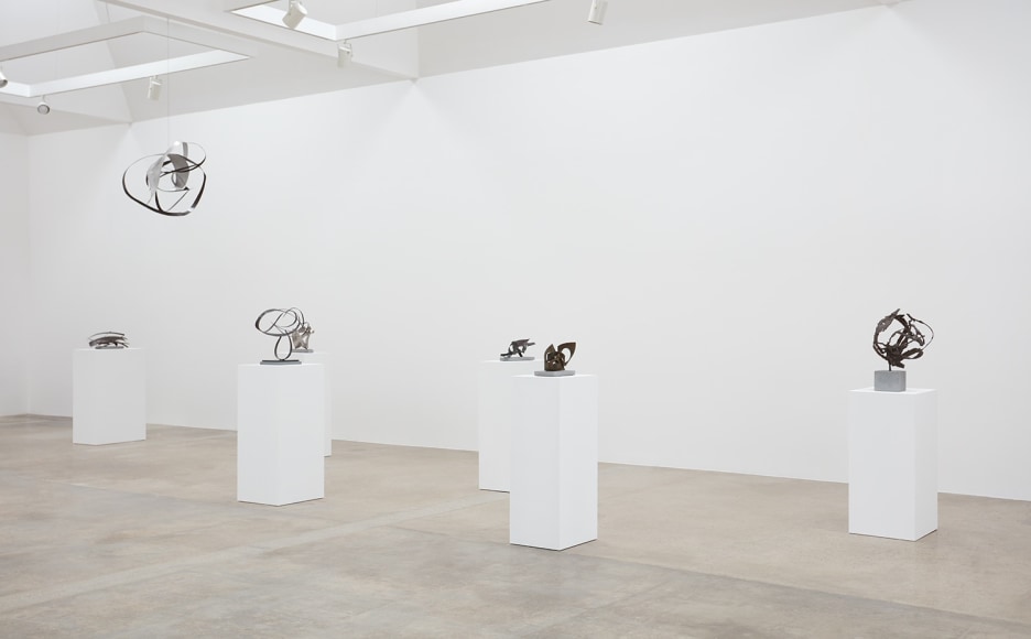 Installation view of &quot;Beverly Pepper: New Particles From The Sun&quot; at Kayne Griffin Corcoran, Los Angeles