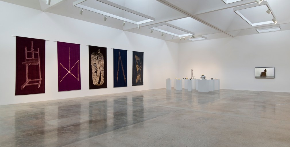 Installation view of &quot;Giulia Piscitelli: Wide Rule&quot; at Kayne Griffin Corcoran, Los Angeles