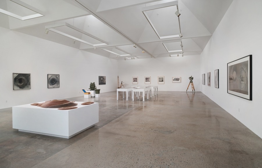Installation view of &quot;James Turrell: Sooner Than Later, Roden Crater&quot; curated by Richard Andrews at Kayne Griffin Corcoran, Los Angeles