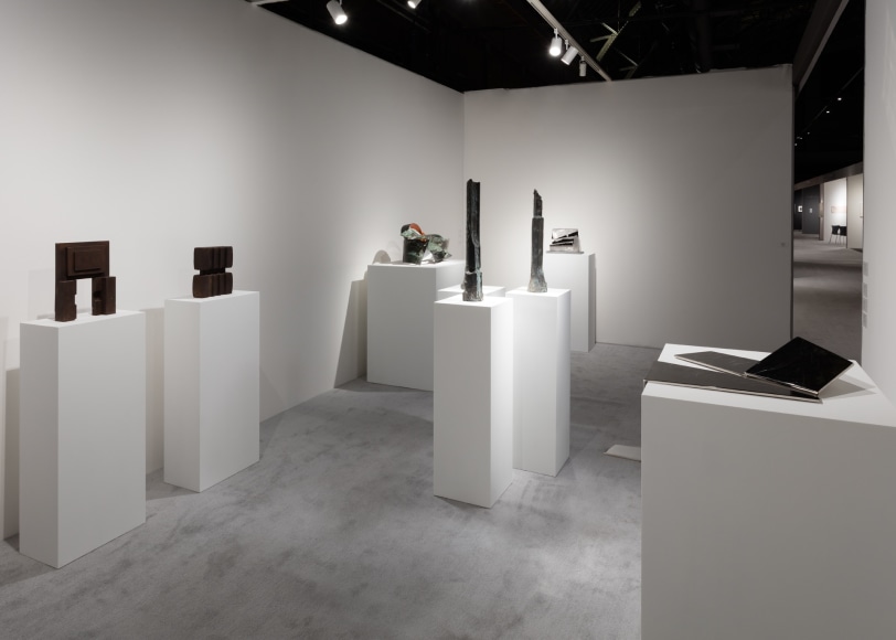 Installation view of Kayne Griffin Corcoran at ADAA: The Art Show, 2019