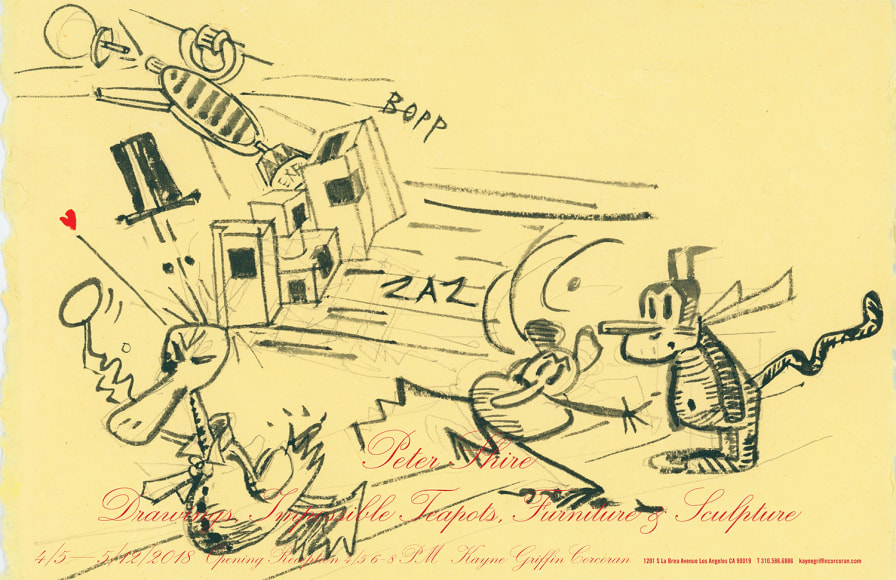 Peter Shire Exhibition Annoucement