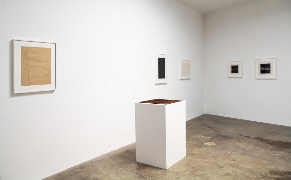 Installation view of Jiro Takamatsu at Kayne Griffin Corcoran, Los Angeles