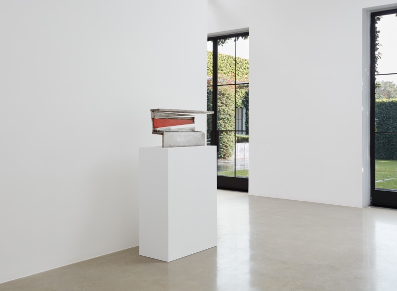 Installation view of &quot;Beverly Pepper: New Particles From The Sun&quot; at Kayne Griffin Corcoran, Los Angeles