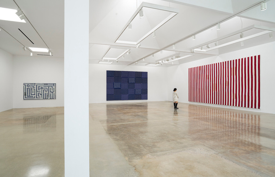 Installation view of Hank Willis Thomas at Kayne Griffin 2021