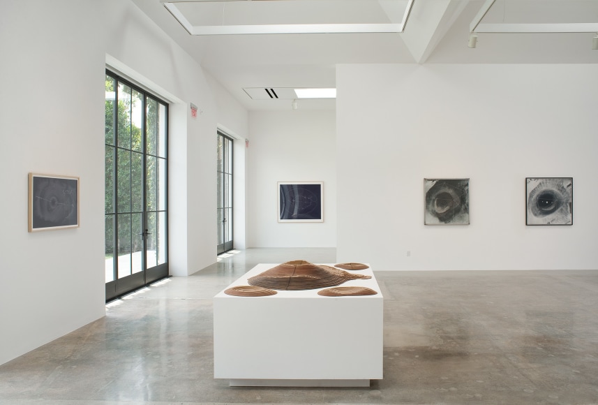 Installation view of &quot;James Turrell: Sooner Than Later, Roden Crater&quot; curated by Richard Andrews at Kayne Griffin Corcoran, Los Angeles