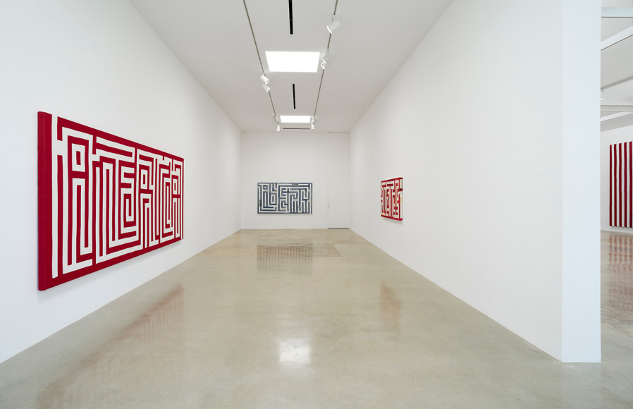 Installation view of Hank Willis Thomas at Kayne Griffin 2021