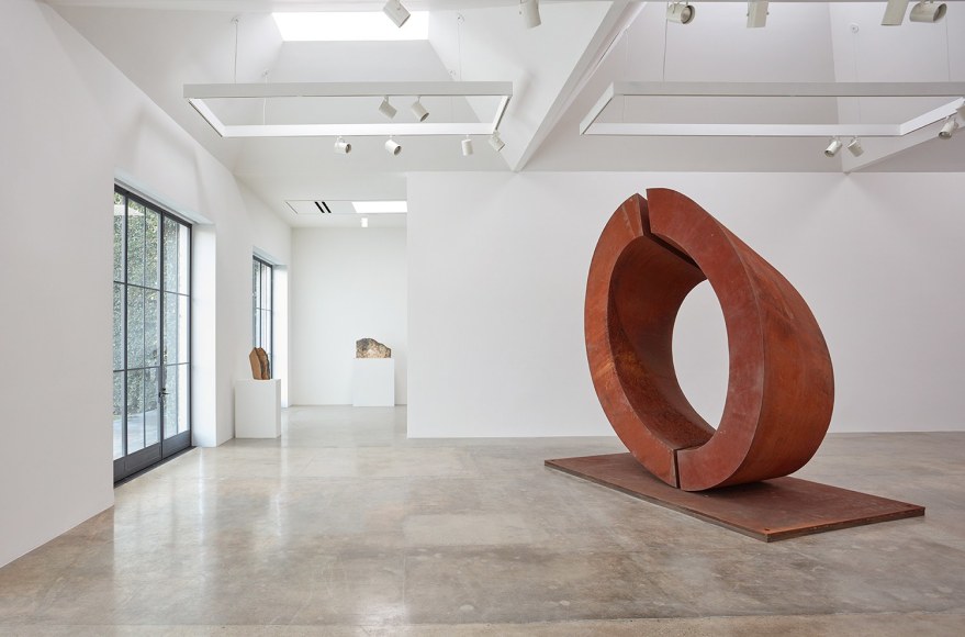 Installation view of &quot;Beverly Pepper: Selected Works 1968 - 2015&quot; at Kayne Griffin Corcoran, Los Angeles.