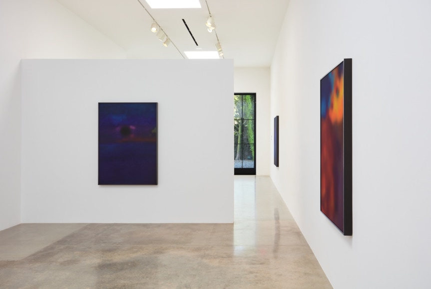 Installation view of &quot;Rosha Yaghmai: Afterimages,&quot; 2021, at Kayne Griffin, Los Angeles