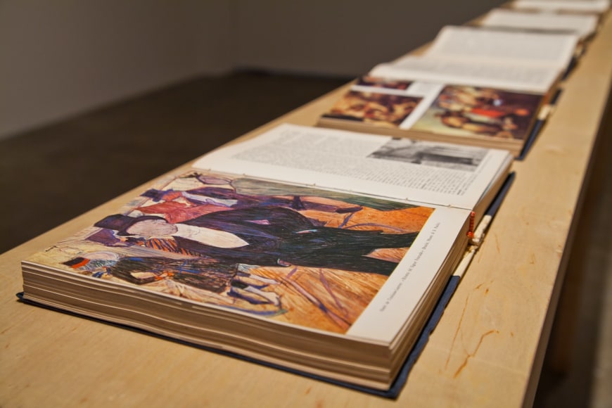 Installation view of Giulia Piscitelli at Kayne Griffin Corcoran, Los Angeles