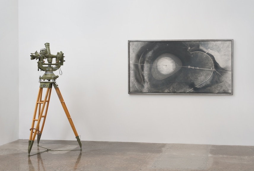 Installation view of &quot;James Turrell: Sooner Than Later, Roden Crater&quot; curated by Richard Andrews at Kayne Griffin Corcoran, Los Angeles