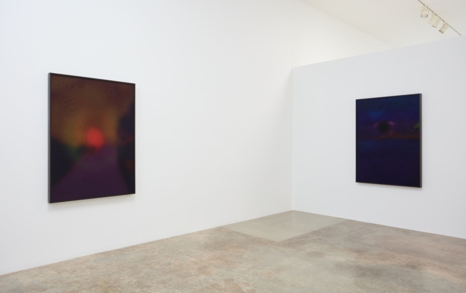 Installation view of &quot;Rosha Yaghmai: Afterimages,&quot; 2021, at Kayne Griffin, Los Angeles
