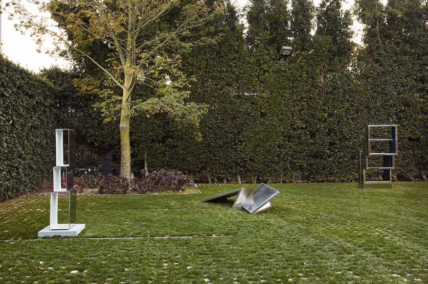 Installation view of &quot;Beverly Pepper: Selected Works 1968 - 2015&quot; at Kayne Griffin Corcoran, Los Angeles.