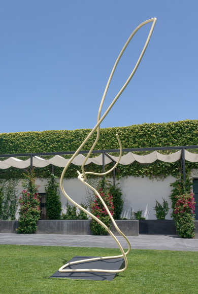 Installation view of Mark Handforth at Kayne Griffin Corcoran, Los Angeles