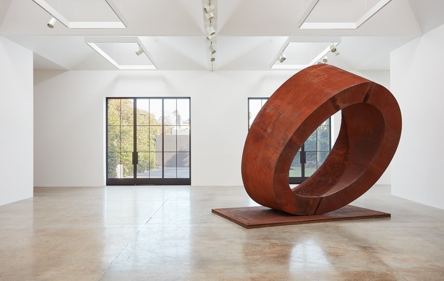 Installation view of &quot;Beverly Pepper: Selected Works 1968 - 2015&quot; at Kayne Griffin Corcoran, Los Angeles.