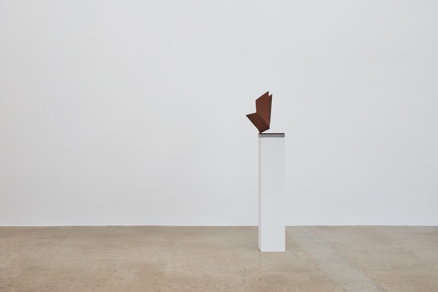 Installation view of &quot;Beverly Pepper: Selected Works 1968 - 2015&quot; at Kayne Griffin Corcoran, Los Angeles.