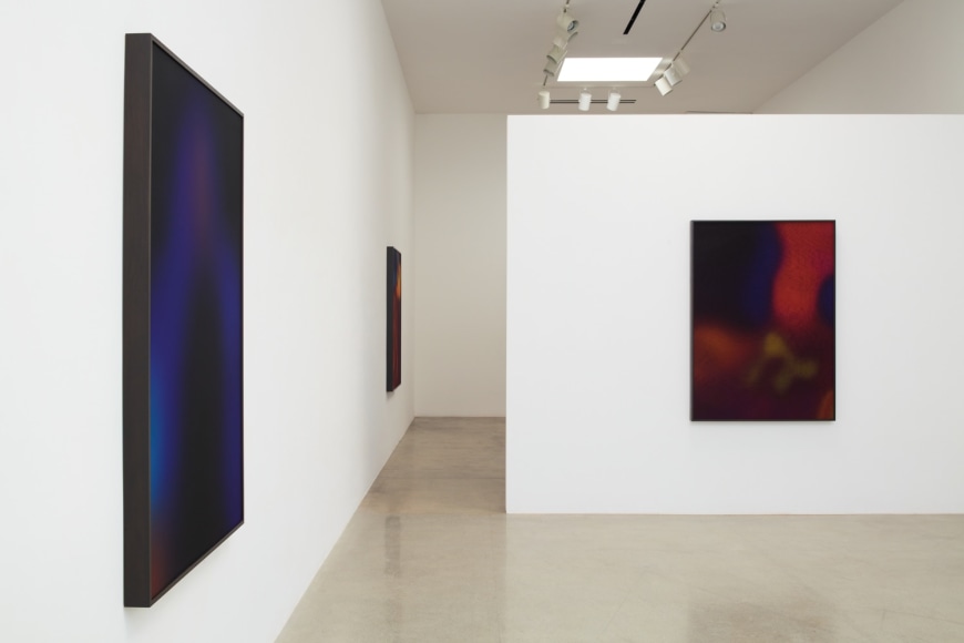 Installation view of &quot;Rosha Yaghmai: Afterimages,&quot; 2021, at Kayne Griffin, Los Angeles