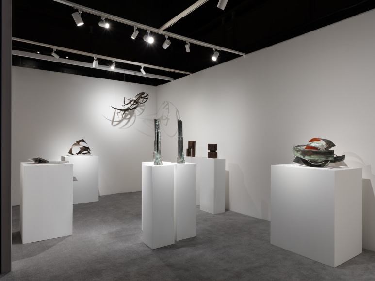 Installation view of Kayne Griffin Corcoran at ADAA: The Art Show, 2019