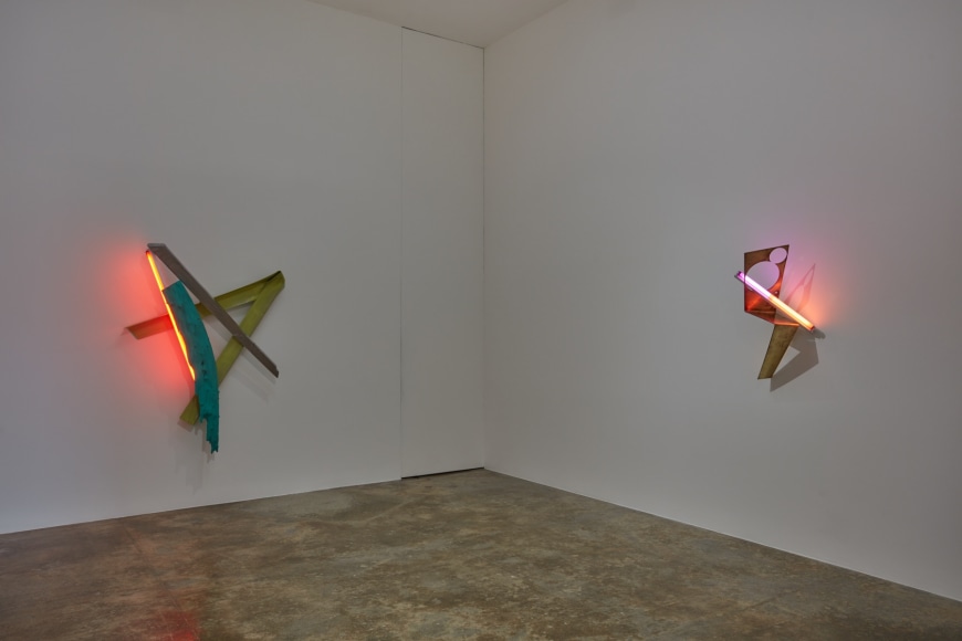 Installation view of &quot;Peter Shire: Drawings, Impossible Teapots, Furniture &amp; Sculpture&quot; at Kayne Griffin Corcoran, Los Angeles