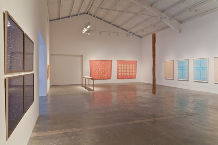 Installation view of Giulia Piscitelli at Kayne Griffin Corcoran, Los Angeles