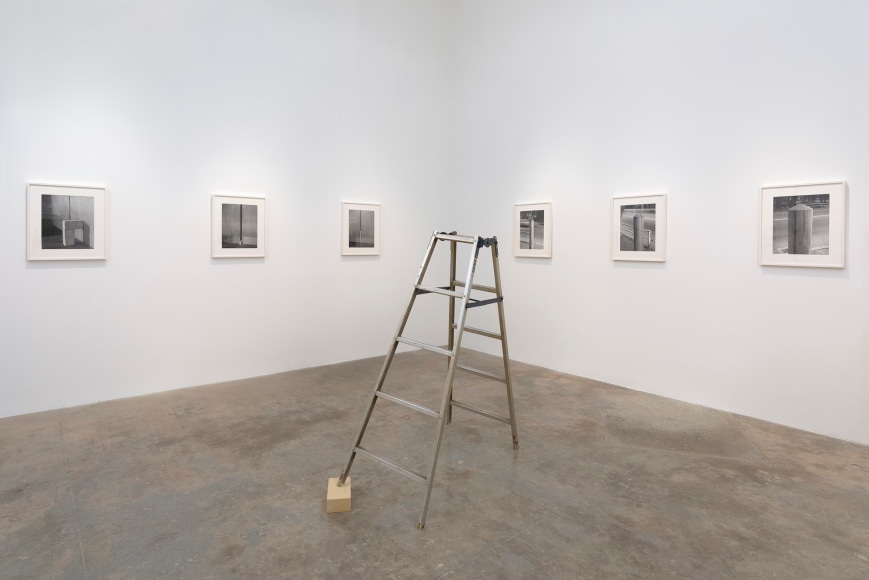 Installation view of Jiro Takamatsu at Kayne Griffin Corcoran, Los Angeles