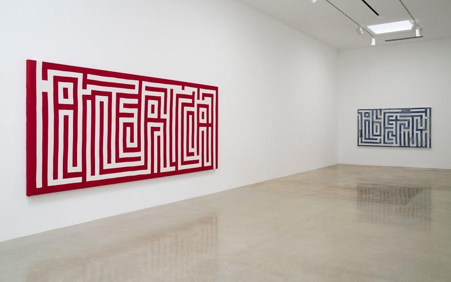 Installation view of Hank Willis Thomas at Kayne Griffin 2021