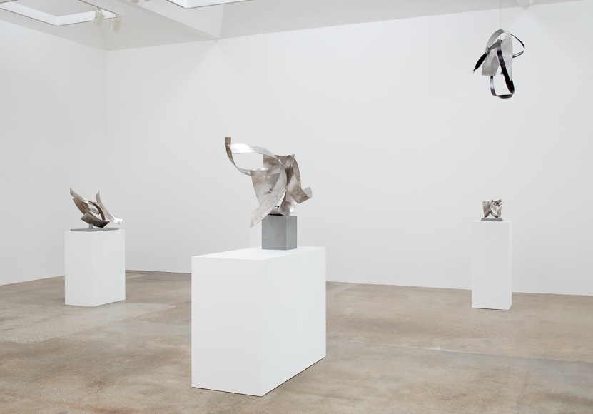 Installation view of &quot;Beverly Pepper: New Particles From The Sun&quot; at Kayne Griffin Corcoran, Los Angeles