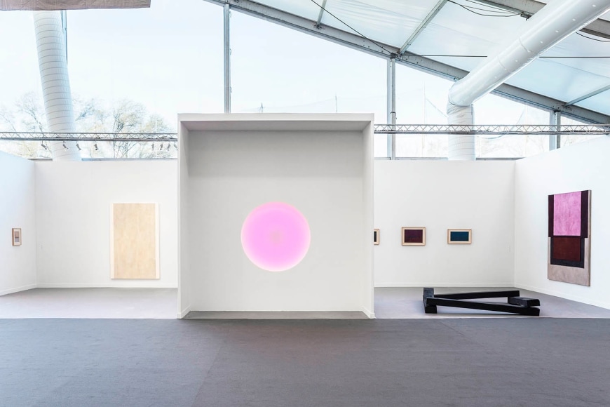 Installation view of Frieze New York 2018