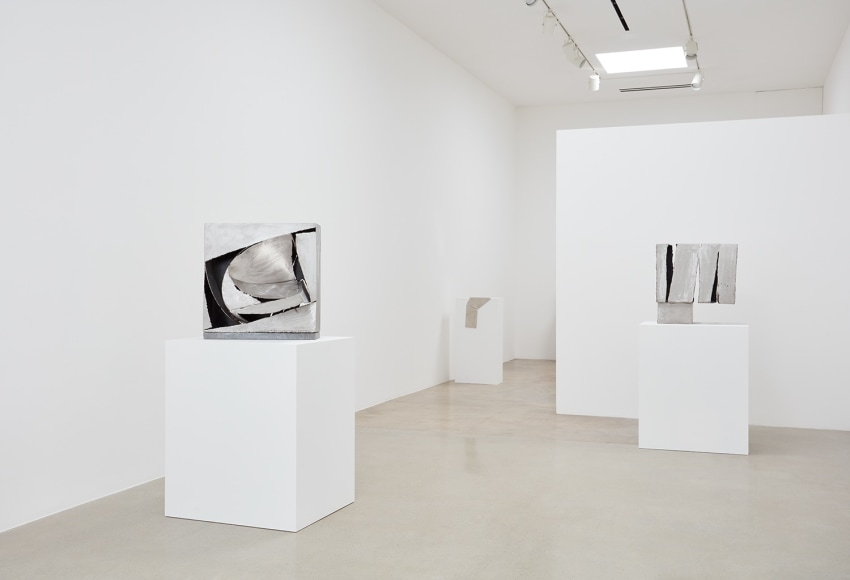 Installation view of &quot;Beverly Pepper: New Particles From The Sun&quot; at Kayne Griffin Corcoran, Los Angeles