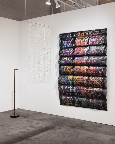 Installation view of Rosha Yaghmai at NADA Miami Beach