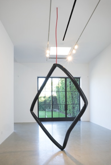 Installation view of Mark Handforth at Kayne Griffin Corcoran, Los Angeles
