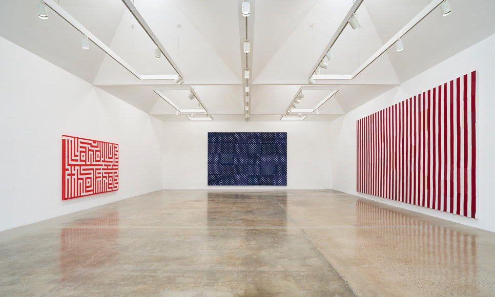 Installation view of Hank Willis Thomas at Kayne Griffin 2021