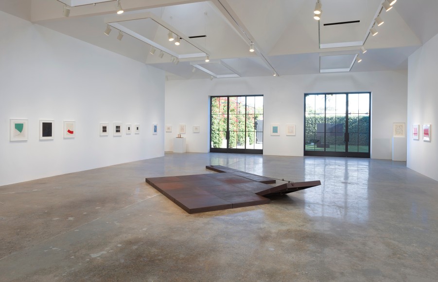 Installation view of Jiro Takamatsu at Kayne Griffin Corcoran, Los Angeles