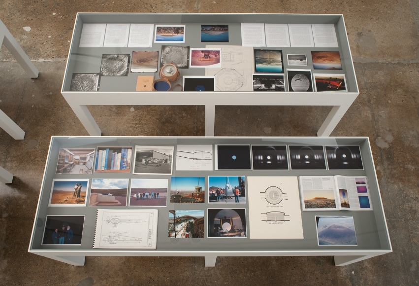 Installation view of &quot;James Turrell: Sooner Than Later, Roden Crater&quot; curated by Richard Andrews at Kayne Griffin Corcoran, Los Angeles