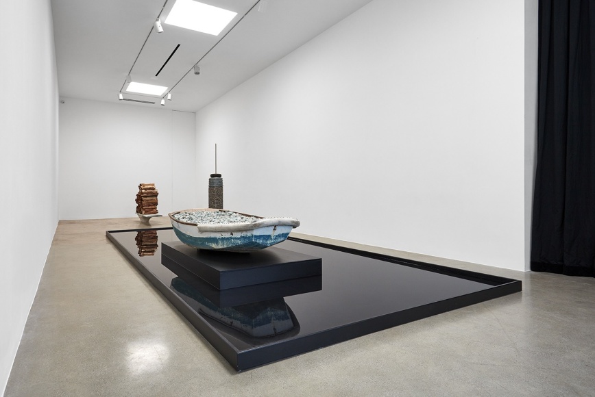 Installation view of &quot;Charles Harlan: Jon Boat&quot; at Kayne Griffin Corcoran, Los Angeles