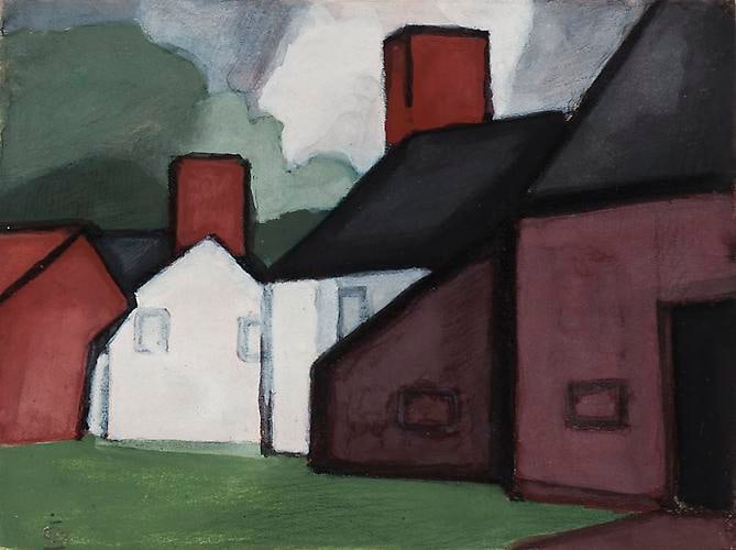 Oscar Bluemner - Untitled, circa 1914-15