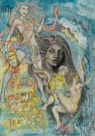 Audrey Flack (b. 1931) Power Girl, 2017