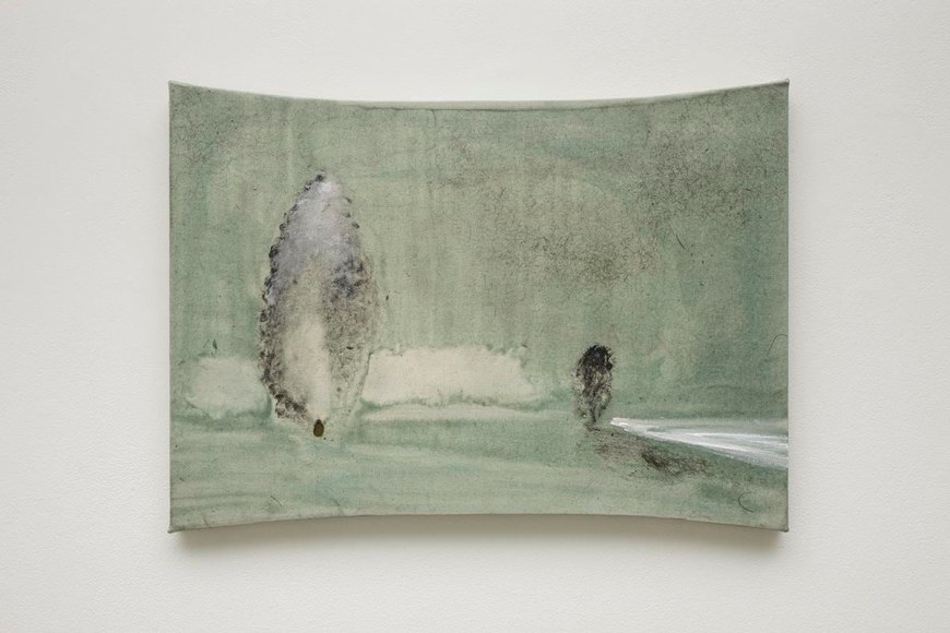 Merlin James - Two Trees and Water, 2012-13 - Hollis Taggart